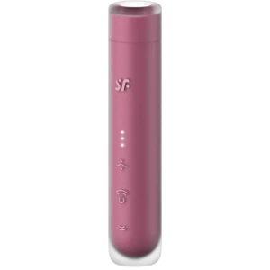 SATISFYER - FIRST KISS WAVE STYMULATOR ÅECHTACZKI GARNET